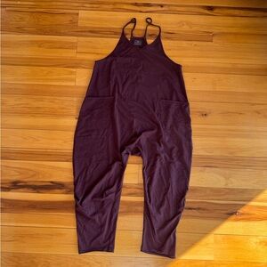 Free People movement  one piece brown maroon  med